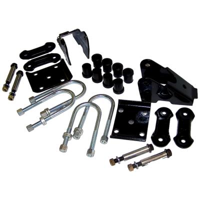 Rear Leaf Spring Mounting Kit for 87-95 Jeep YJ Wrangler w/ Dana 35 Rear Axle Crown Automotive