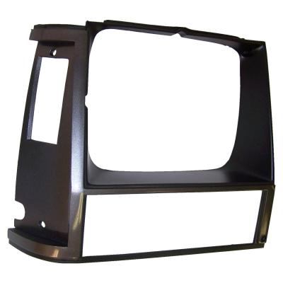 Right Gray Headlight Bezel for 1984-1990 XJ Cherokee &amp; 1986-1990 MJ Comanche Crown Automotive
