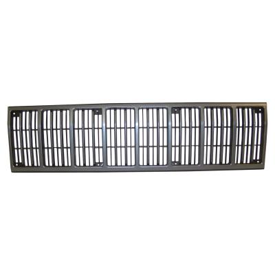 Dark Gray &amp; Black Grille for 1988-1990 Jeep XJ Cherokee, MJ Comanche Crown Automotive