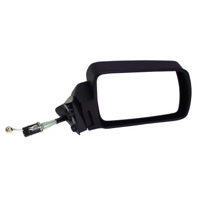 Right Manual Remote Folding Mirror for 84-96 XJ, Cherokee, MJ Comanche, Black Crown Automotive
