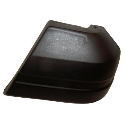 Front Left Bumper End Cap for 1991-1996 XJ Cherokee, MJ Comanche, Black Crown Automotive