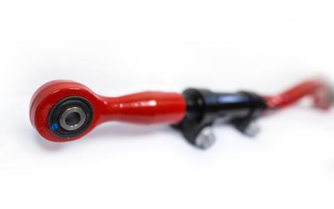 Jeep Front Adjustable Track Bar Yeti XD Red For 07-18 Wrangler JK Steer Smarts