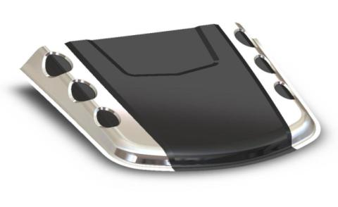 Bullet 1-Piece Hood Scoop for Universal Fitment AVS