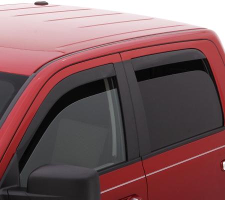 Ventvisor Deflector for 2007-2018 Jeep Wrangler and More Smoke Low Profile Outside Mount 4 Piece AVS