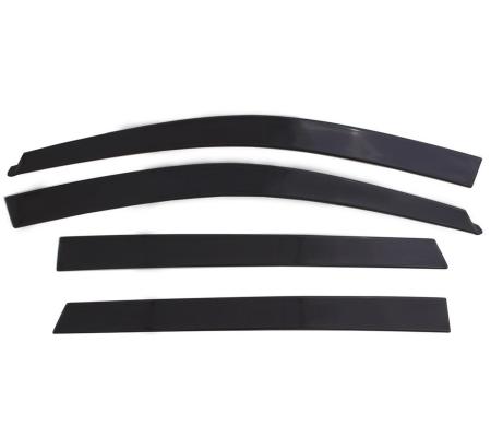 Ventvisor Deflector for 2007-2018 Jeep Wrangler and More Smoke Low Profile Outside Mount 4 Piece AVS