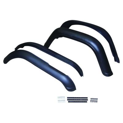 Fender Flare Kit for 1981-1986 Jeep CJ-8, Contains 4 Flares &amp; Hardware Crown Automotive