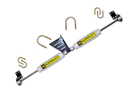 High Clearance Dual Steering Stabilizer Kit Superlift (Hydraulic) 2007-2018 Jeep Wrangler Jk Superlift