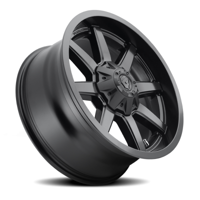 Aluminum Wheels 20X10 Maverick D436 8 On 165.1 Satin Black 125.1 Bore -18 Offset 8 Spoke Fuel Off Road Wheels
