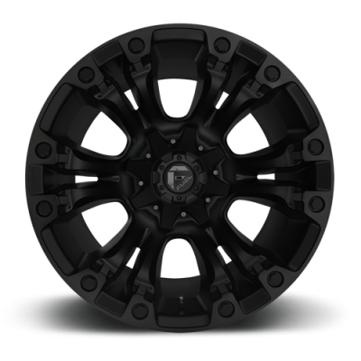 Aluminum Wheels 17X10 Vapor D560 8 On 165.1 Matte Black 125.2 Bore -18 Offset Fuel Off Road Wheels