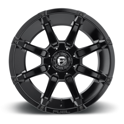Aluminum Wheels 20X9 Coupler D575 8 On 170 Gloss Black 125.1 Bore 1 Offset 8 Spoke Fuel Off Road Wheels