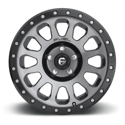 Aluminum Wheels 18X9 Vector D601 6 On 135 Anthracite Gray Black Bead Ring 87.1 Bore 1 Offset Fuel Off Road Wheels