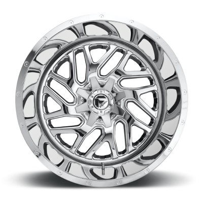 Aluminum Wheels 20X12 Triton D609 8 On 170 Chrome Plated 125.1 Bore -43 Offset Mesh Spoke Fuel Off Road Wheels