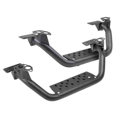 4 Inch Drop Steps for Dominator Xtreme D6, Pair Textured Powder Coat Textured Black 1999-2024 Ford F-250/F-350 2006-2023 Toyota Tacoma 2007-2021 Toyota Tundra 2007-2024 Jeep Wrangler JK/JL Go Rhino