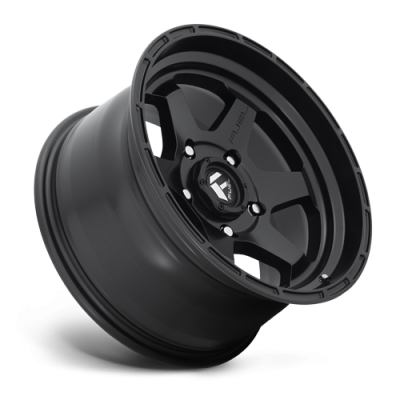 Aluminum Wheels 17X10 Shok D664 6 On 139.7 Matte Black 106.1 Bore -18 Offset 28 Lbs Fuel Off Road Wheels