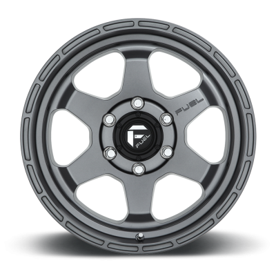 Aluminum Wheels 20X9 Shok D665 6 On 135 Matte Anthracite Gray 87.1 Bore 1 Offset Fuel Off Road Wheels