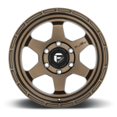 Aluminum Wheels 18X9 Shok D666 6 On 135 Matte Bronze 87.1 Bore 20 Offset Fuel Off Road Wheels