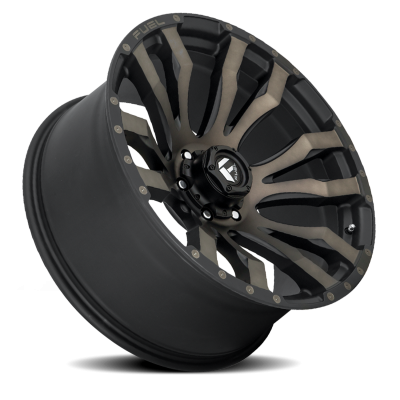 Aluminum Wheels 17X9 Blitz D674 6 On 139.7 Matte Black Double Dark Tint 106.1 Bore 1 Offset Multi Spoke Fuel Off Road Wheels