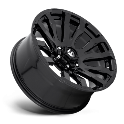 Aluminum Wheels 22X12 Blitz D675 6 On 135 Gloss Black 87.1 Bore -44 Offset Multi Spoke Fuel Off Road Wheels