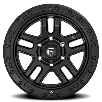 Aluminum Wheels 17X9 AMMO D700 6 On 139.7 Matte Black 106.1 Bore 1 Offset 5 Spoke Fuel Off Road Wheels