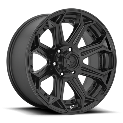 Aluminum Wheels 22X10 Siege D706 6 On 139.7 Matte Black 106.1 Bore -18 Offset Fuel Off Road Wheels