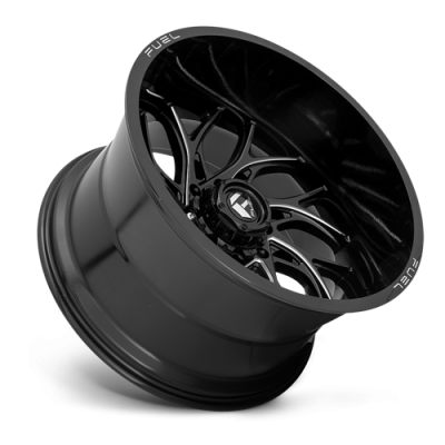 Aluminum Wheels 20X10 Runner D741 5 On 139.7 Gloss Black Milled 78 Bore -18 Offset Fuel Off Road Wheels