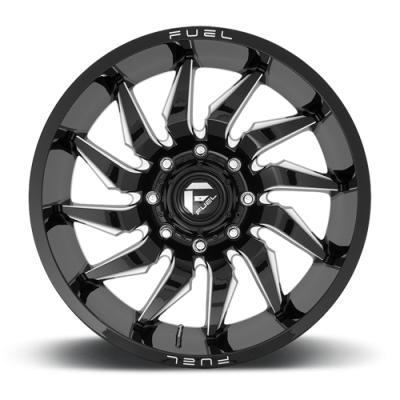 Aluminum Wheels 20X10 Saber D744 6 On 139.7 Gloss Black Milled 106.1 Bore -18 Offset Fuel Off Road Wheels