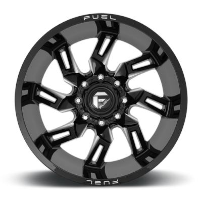 Aluminum Wheels 22X10 Lockdown D747 6 On 139.7 Gloss Black Milled 106.1 Bore -18 Offset Fuel Off Road Wheels