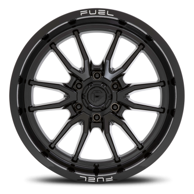Aluminum Wheels 20X10 Clash 6 D760 6 On 135 Gloss Black 87.1 Bore -18 Offset Multi Spoke Fuel Off Road Wheels