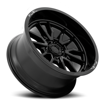 Aluminum Wheels 20X9 Clash 6 D760 6 On 139.7 Gloss Black 106.1 Bore 1 Offset Multi Spoke Fuel Off Road Wheels