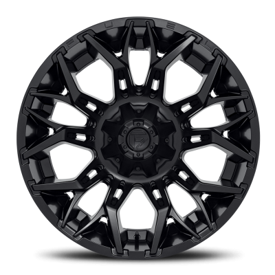 Aluminum Wheels 22X10 Twitch D772 8 On 165.1 Blackout 125.2 Bore -18 Offset Fuel Off Road Wheels