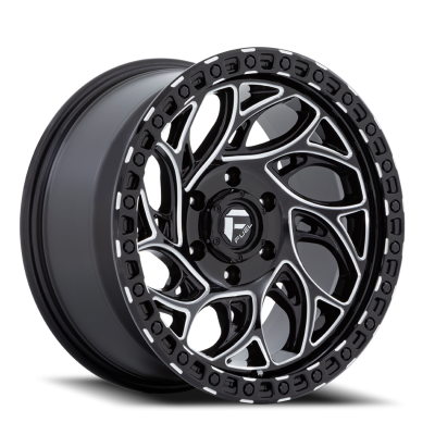 Aluminum Wheels 15X10 Runner OR D840 5 On 139.7 Gloss Black Milled 108 Bore -43 Offset Fuel Off Road Wheels