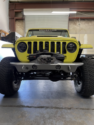 20-Up Jeep Gladiator JT NBO Series Mid Width Front Bumper with Factory Fog Lights With Fairlead Mount Excessive Industries