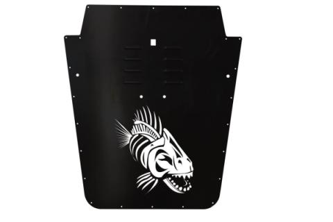 Jeep JK Hood Louver 13-18 Wranger JK Black Fishbone Offroad