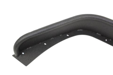 Jeep JK Tube Fenders 07-18 Wrangler JK Front/Rear Set Of 4 Aluminum Black Textured Powdercoat Fishbone Offroad