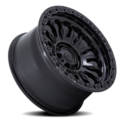 Aluminum Wheels 20X9 Rincon SBL FC857MB 8 On 180 Matte Black/Gloss Black Lip 124.2 Bore 20 Offset Fuel Off Road Wheels