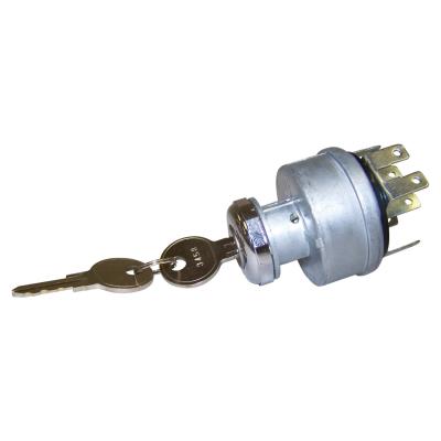 Ignition Switch for 65-74 Jeep CJ-5, CJ-6, Switch has 11 Blade Terminals &amp; Keys Crown Automotive