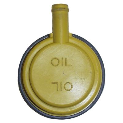 Yellow Plastic Oil Filler Cap for Select 71-91 Jeep Models w/ 5.0L or 5.9L Engs. Crown Automotive