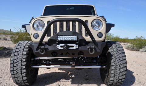 NightHawk Jeep JK Front Bumper W/Mid Tube Stinger Artec Industries