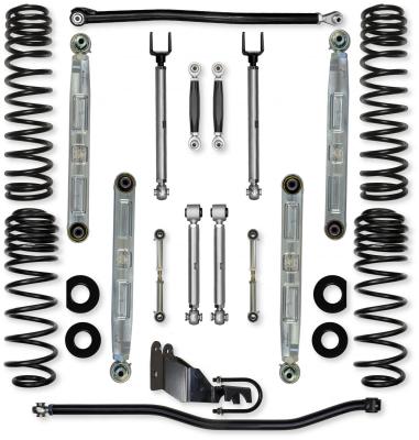 2.5 Inch X-Factor Pro Elite No Limits Mid-Arm Suspension System for Jeep Wrangler JLU Diesel Models With No Shocks Rock Krawler