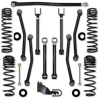 2.5 Inch Ultimate Adventure Mid-Arm Suspension System for Jeep Wrangler JL Gas Models With No Shocks Rock Krawler