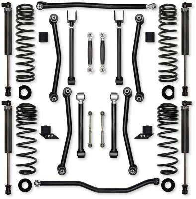 2.5 Inch Ultimate Adventure No Limits Mid-Arm Suspension System for Jeep Wrangler JLU 392 Models With IFP Shocks Rock Krawler