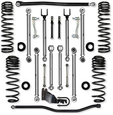 2.5 Inch X-Factor PRO Mid-Arm Suspension System for Jeep Wrangler JLU 4XE Models With No Shocks Rock Krawler