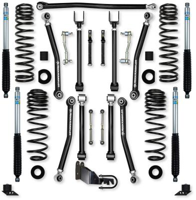 Jeep Wrangler JLU 3.5 Inch Adventure X 4XE Mid-arm System With Bilstein Shocks Rock Krawler