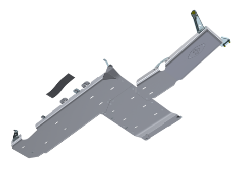 JLU Full Bellypan - 4 Door 392 Hemi Aluminum Artec Industries