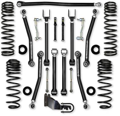 4.5 Inch Adventure X Mid-Arm Suspension System for Jeep Wrangler JLU Diesel Models With No Shocks Rock Krawler