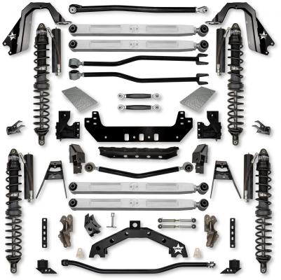 4.5 Inch Adventure X2 Pro Elite Coilover No Limits Long-Arm Suspension System for Jeep Wrangler JLU Diesel Models Trail Runner System Stage 1 Rock Krawler