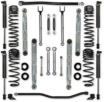 4.5 Inch X-Factor Pro Elite No Limits Mid-Arm System for Jeep Wrangler JLU 392 Models With IFP Shocks Rock Krawler