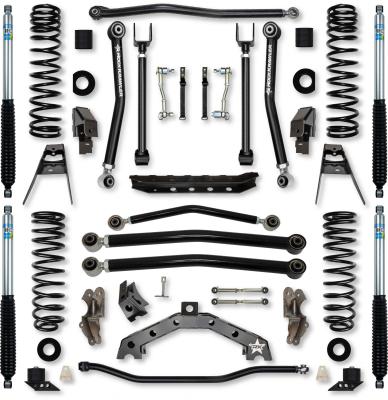 4.5 Inch T-REX Suspension System for Jeep Wrangler JLU 4XE Models With Bilstein Shocks Rock Krawler