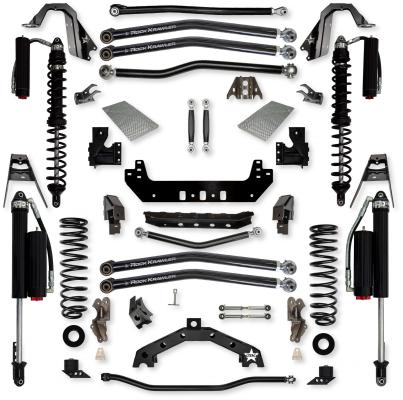 4.5 Inch X-Factor X2 Coilover No Limits Long-Arm Suspension System for Jeep Wrangler JLU Diesel Models Comp System Stage 2 Rock Krawler
