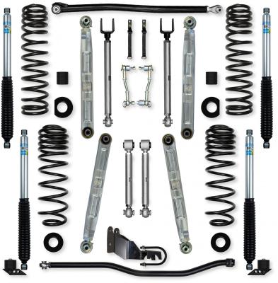 4.5 Inch X-Factor Pro Elite Mid-Arm Suspension System for Jeep Wrangler JL Gas Models With Bilstein Shocks Rock Krawler